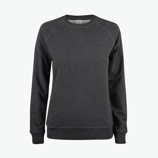 Clique Premium OC Roundneck Women - Antraciet Melange Sweater Clique XS