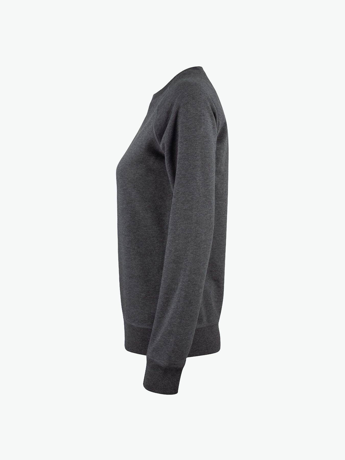 Clique Premium OC Roundneck Women - Antraciet Melange Sweater Clique