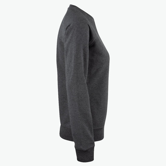 Clique Premium OC Roundneck Women - Antraciet Melange Sweater Clique