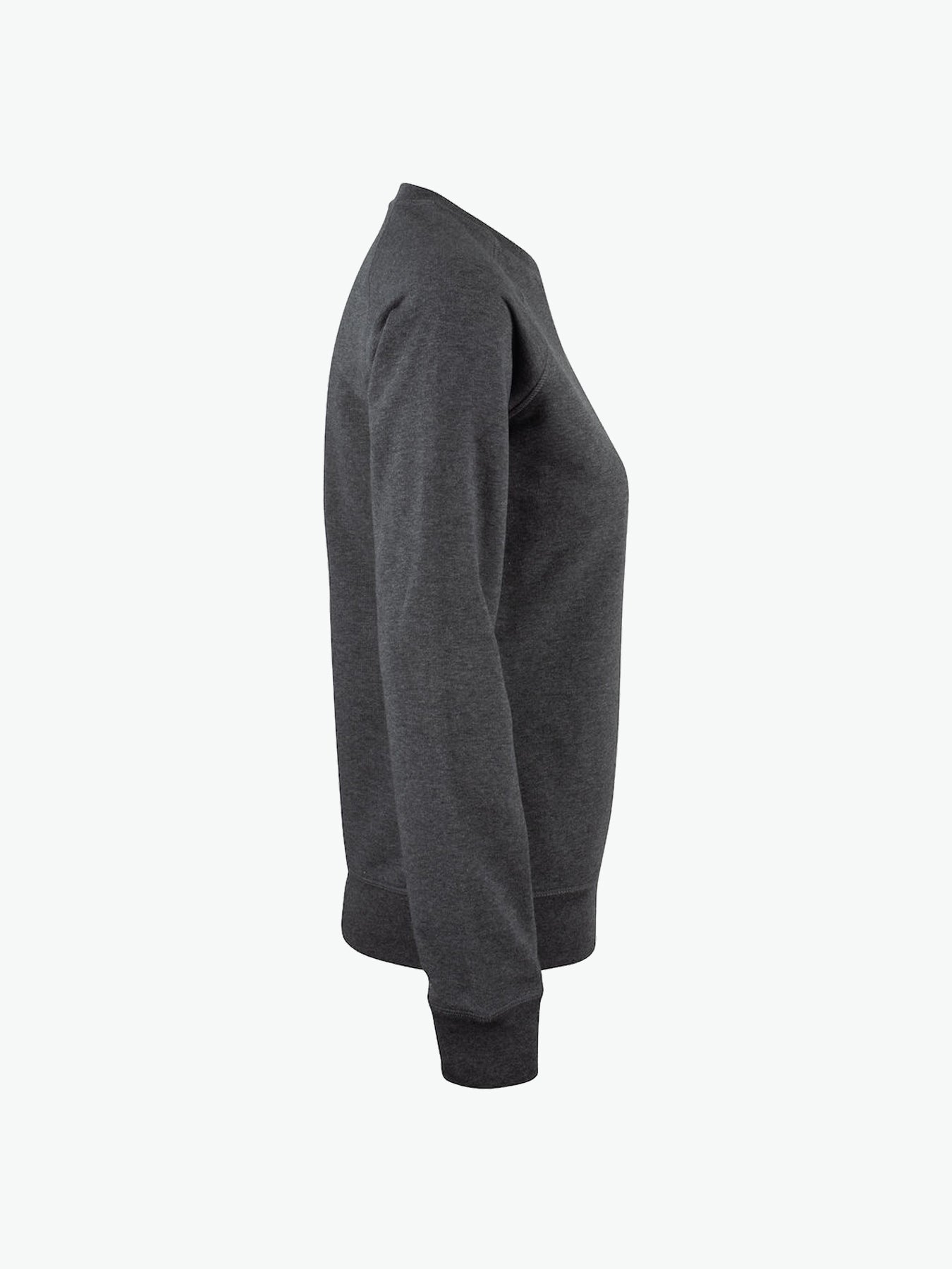 Clique Premium OC Roundneck Women - Antraciet Melange Sweater Clique