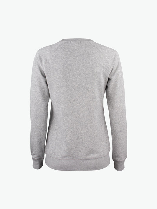 Clique Premium OC Roundneck Women - Grijsmelange Sweater Clique