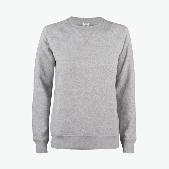 Clique Premium OC Roundneck Women - Grijsmelange Sweater Clique XS