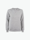 Clique Premium OC Roundneck Women - Grijsmelange Sweater Clique XS
