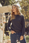 Clique Premium OC Roundneck Women - Zwart Sweater Clique