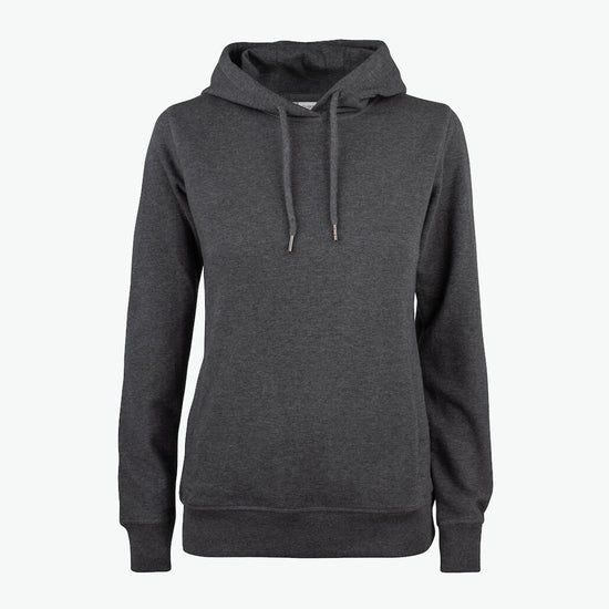 Clique Premium OC Hoody Women - Antraciet Melange Hoodie Clique XS