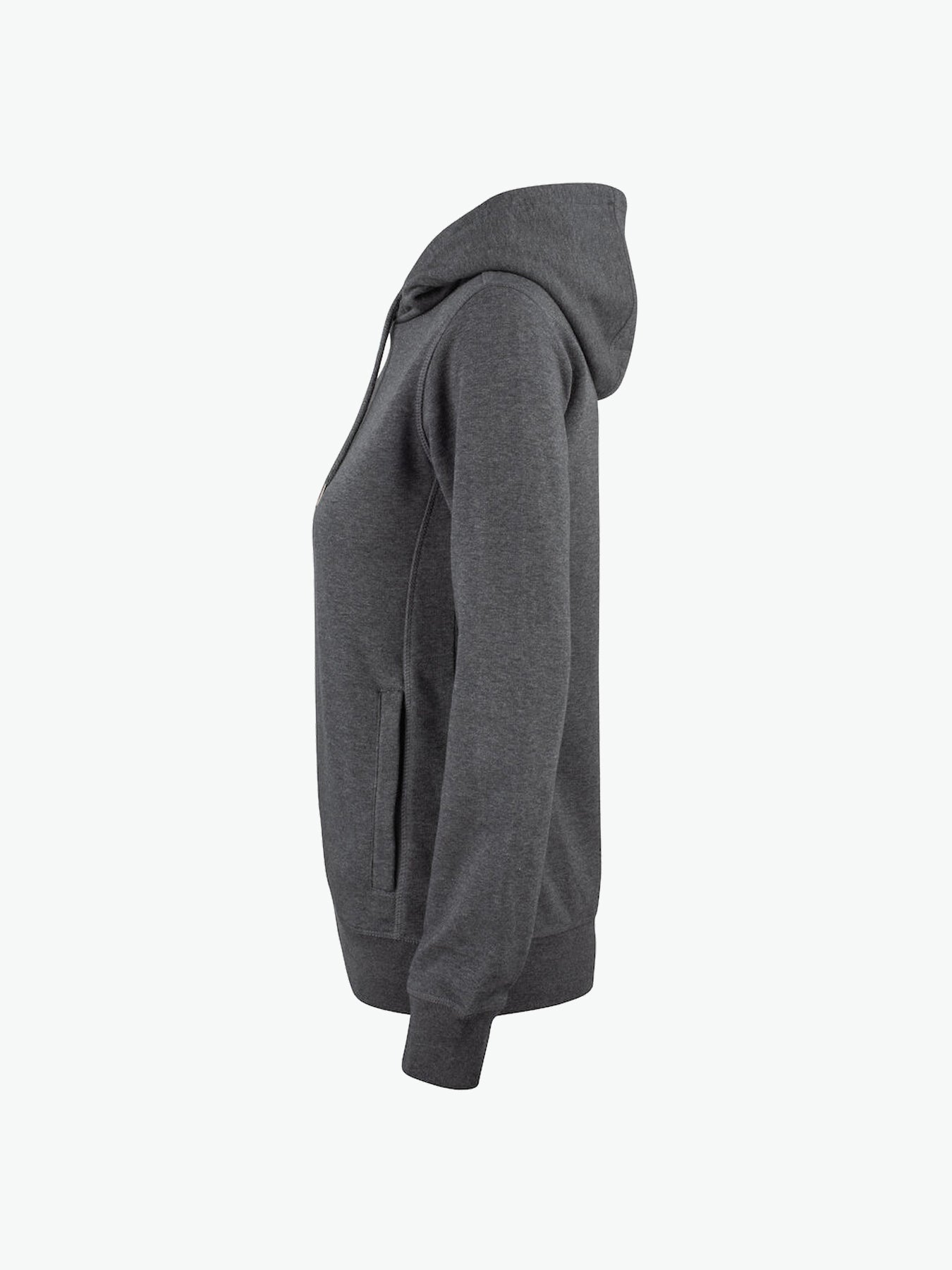 Clique Premium OC Hoody Women - Antraciet Melange Hoodie Clique