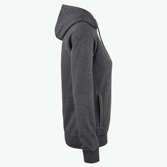Clique Premium OC Hoody Women - Antraciet Melange Hoodie Clique