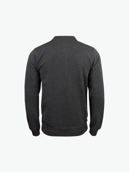 Clique Premium OC Cardigan - Antraciet Melange Vest Clique