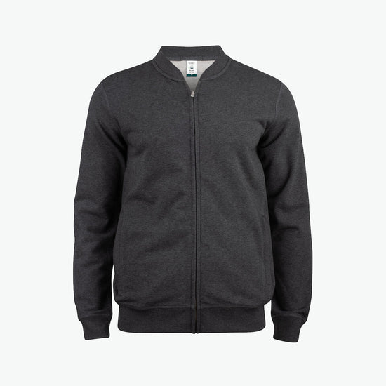 Clique Premium OC Cardigan - Antraciet Melange Vest Clique XS