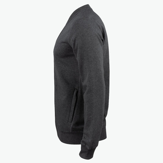 Clique Premium OC Cardigan - Antraciet Melange Vest Clique