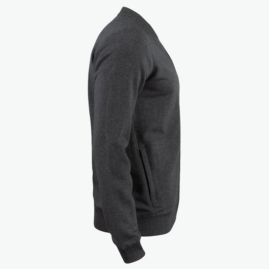 Clique Premium OC Cardigan - Antraciet Melange Vest Clique