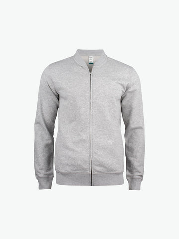 Clique Premium OC Cardigan - Grijsmelange Vest Clique XS