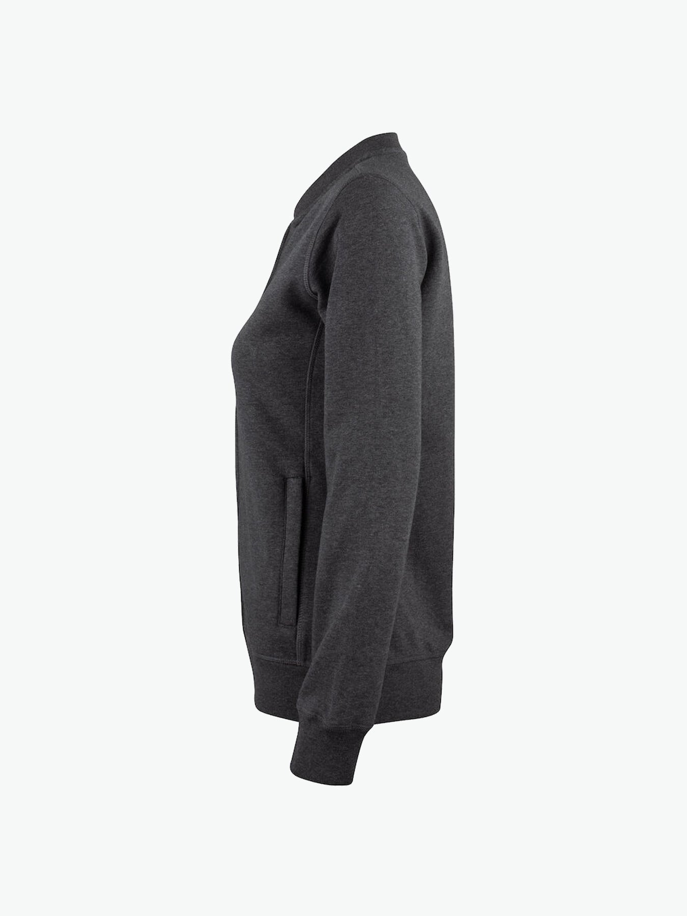 Clique Premium OC Cardigan Women - Antraciet Melange Vest Clique