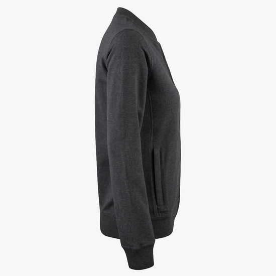 Clique Premium OC Cardigan Women - Antraciet Melange Vest Clique