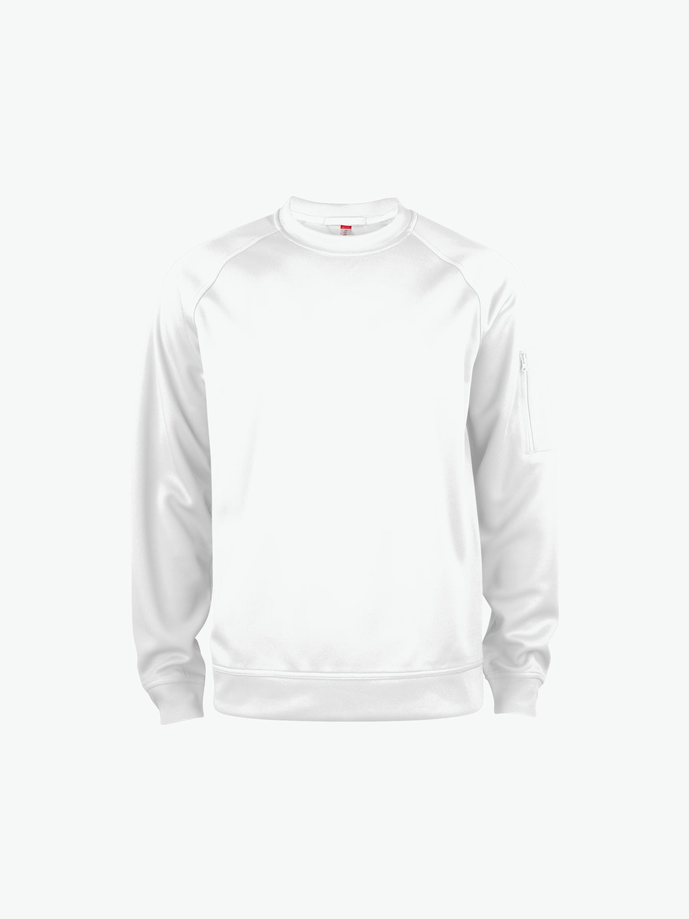 Clique Basic Active Roundneck - Wit Sweater Clique XS