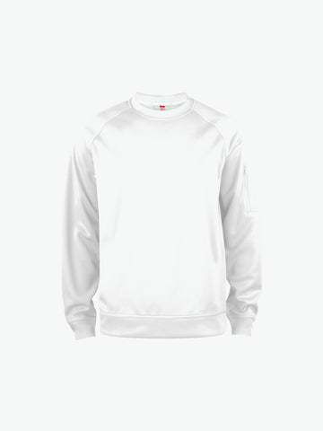 Clique Basic Active Roundneck - Wit Sweater Clique XS