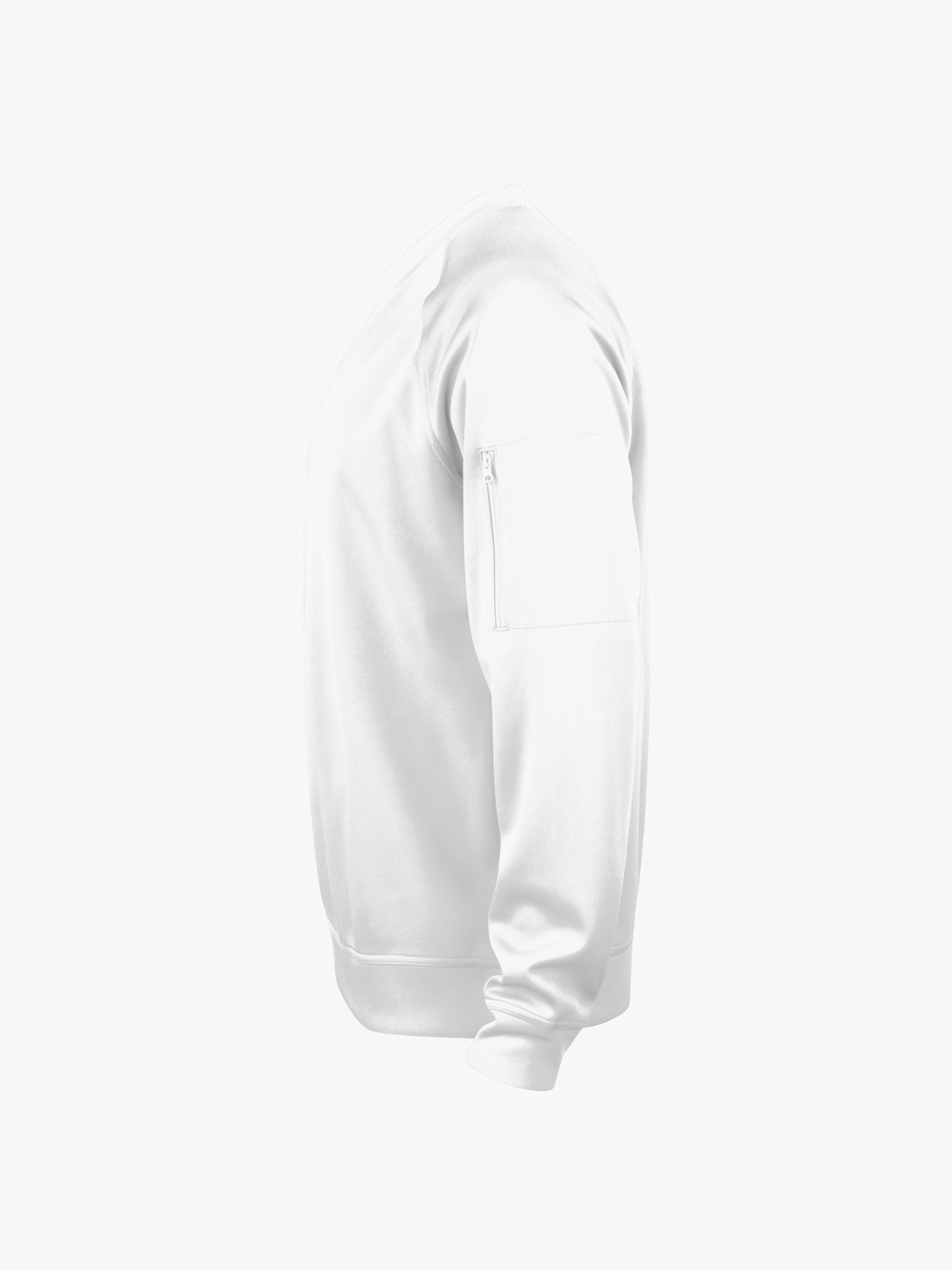 Clique Basic Active Roundneck - Wit Sweater Clique