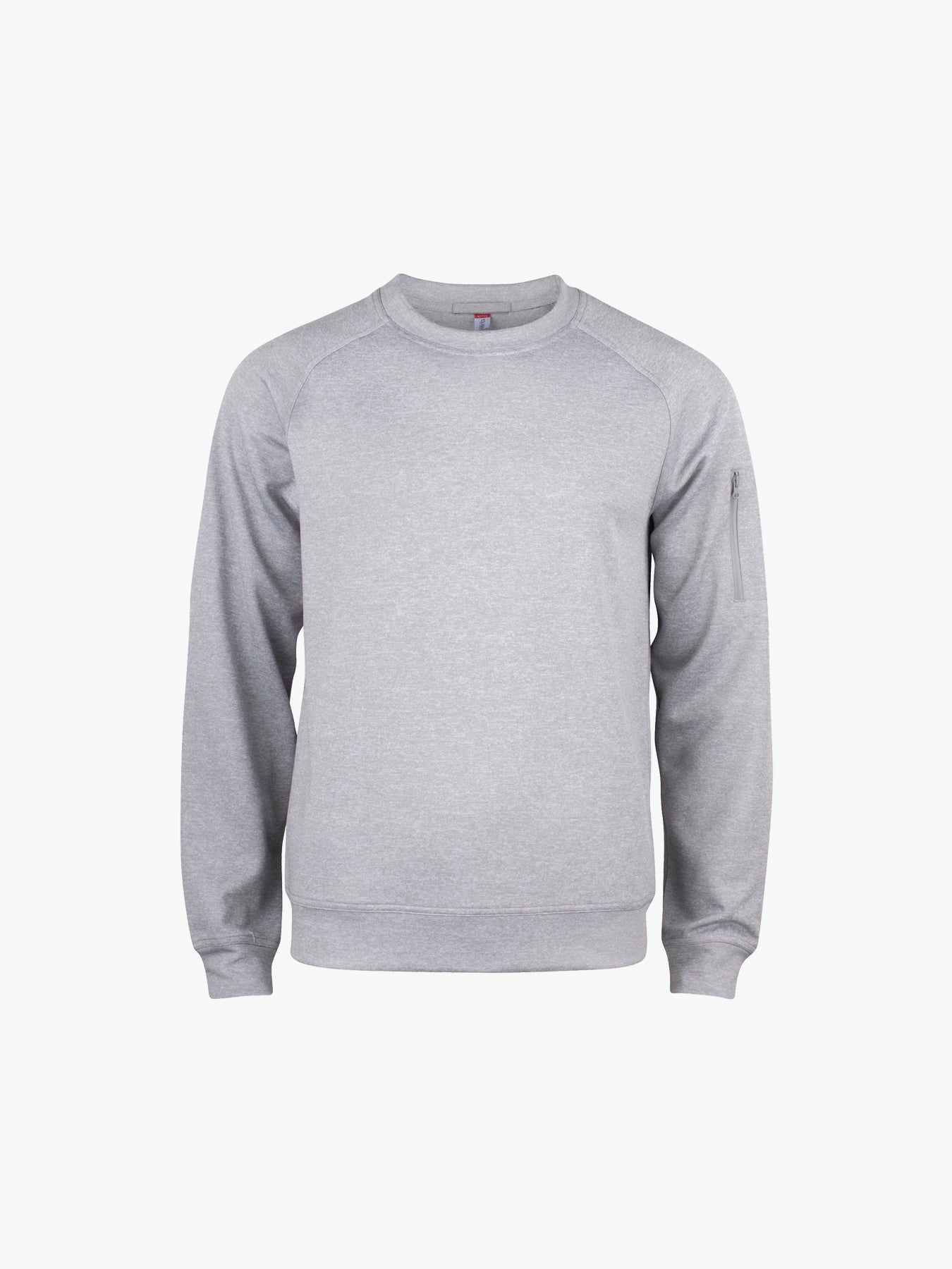 Clique Basic Active Roundneck - Grijsmelange Sweater Clique XS