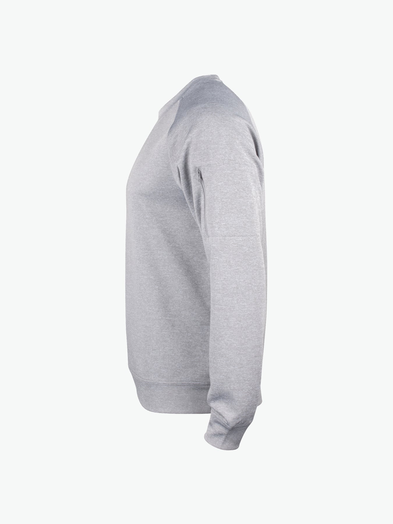 Clique Basic Active Roundneck - Grijsmelange Sweater Clique