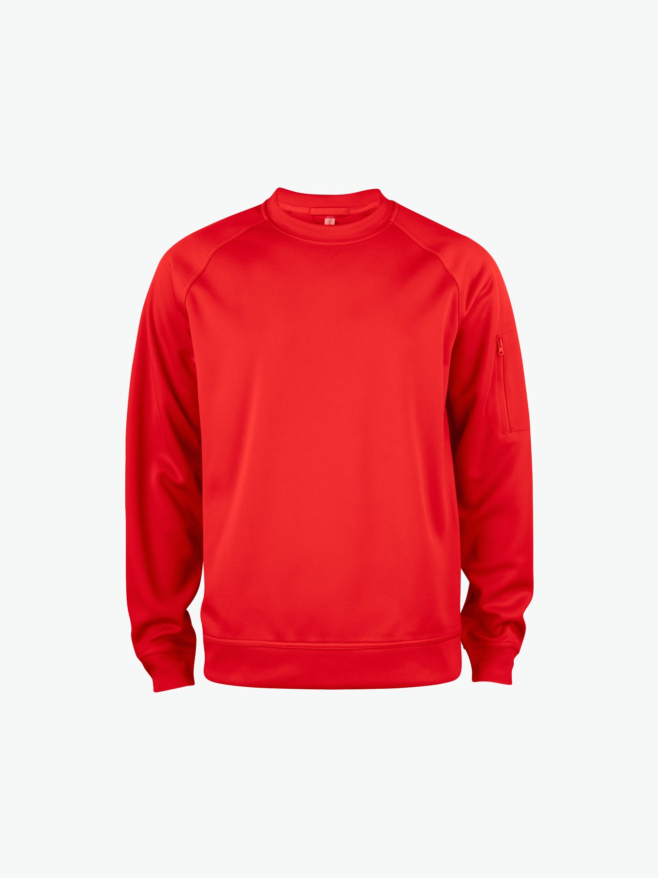 Clique Basic Active Roundneck - Rood Sweater Clique XS