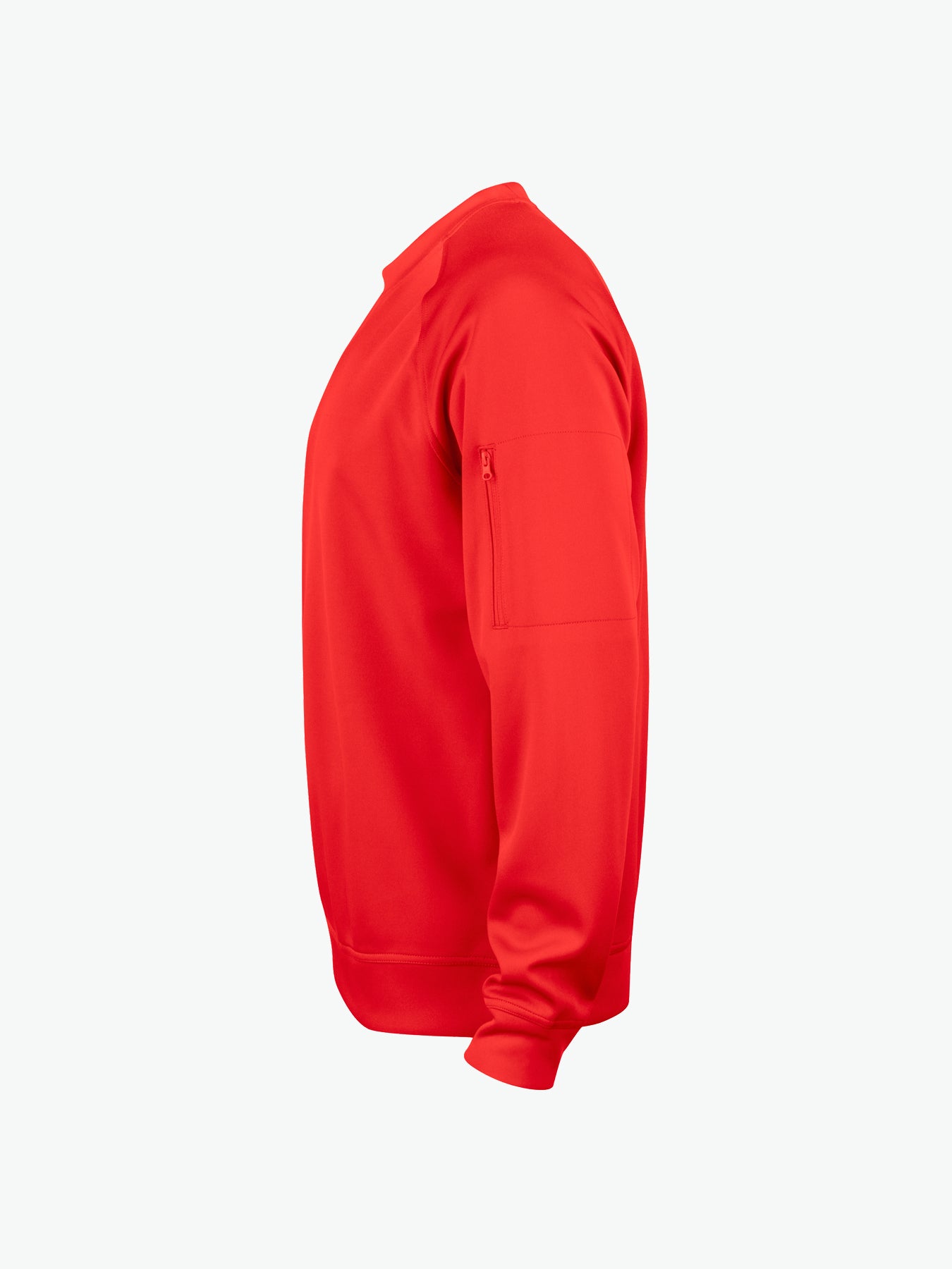 Clique Basic Active Roundneck - Rood Sweater Clique