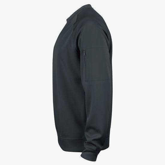 Clique Basic Active Roundneck - Zwart Sweater Clique