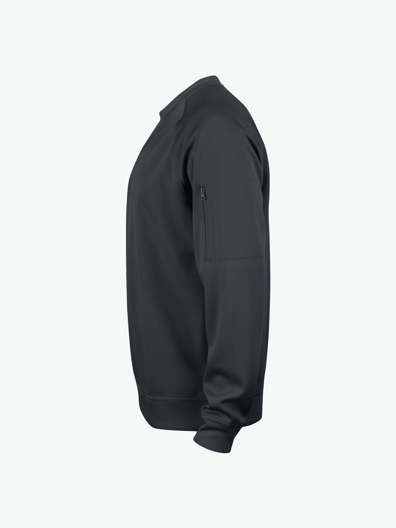 Clique Basic Active Roundneck - Zwart Sweater Clique