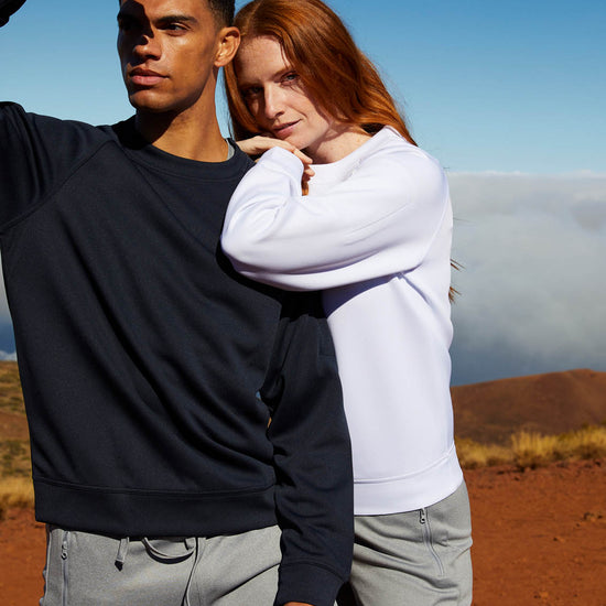Clique Basic Active Roundneck - Rood Sweater Clique