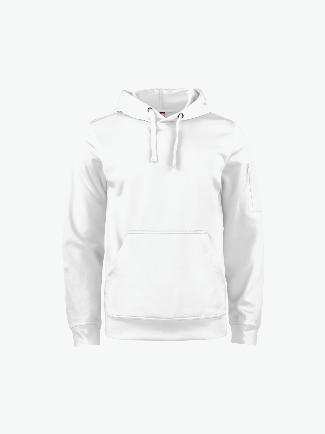 Clique Basic Active Hoody - Wit Hoodie Clique XS