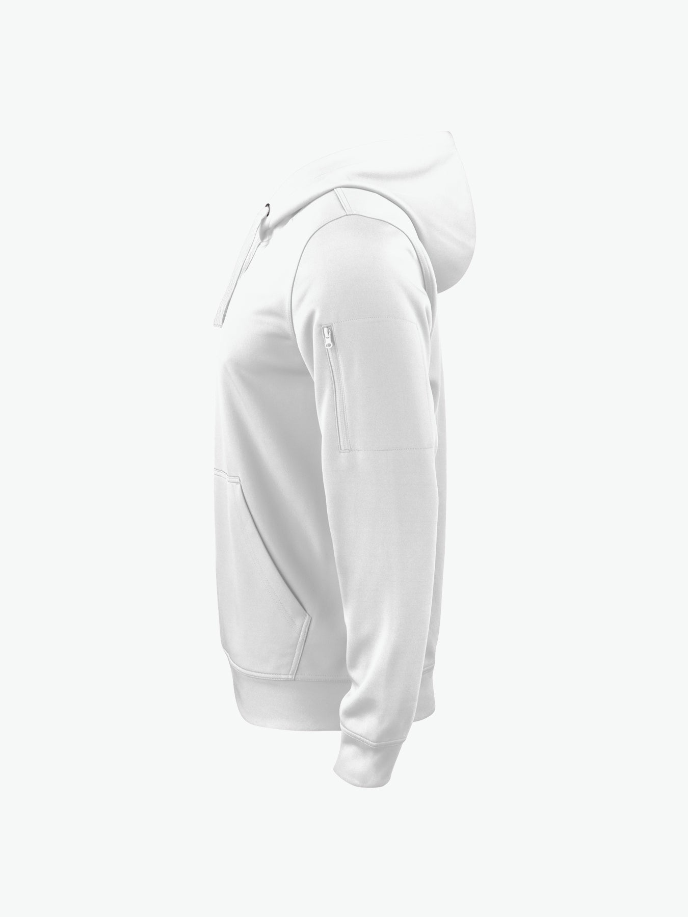 Clique Basic Active Hoody - Wit Hoodie Clique