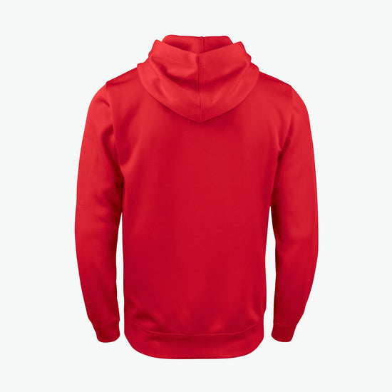 Clique Basic Active Hoody - Rood Hoodie Clique