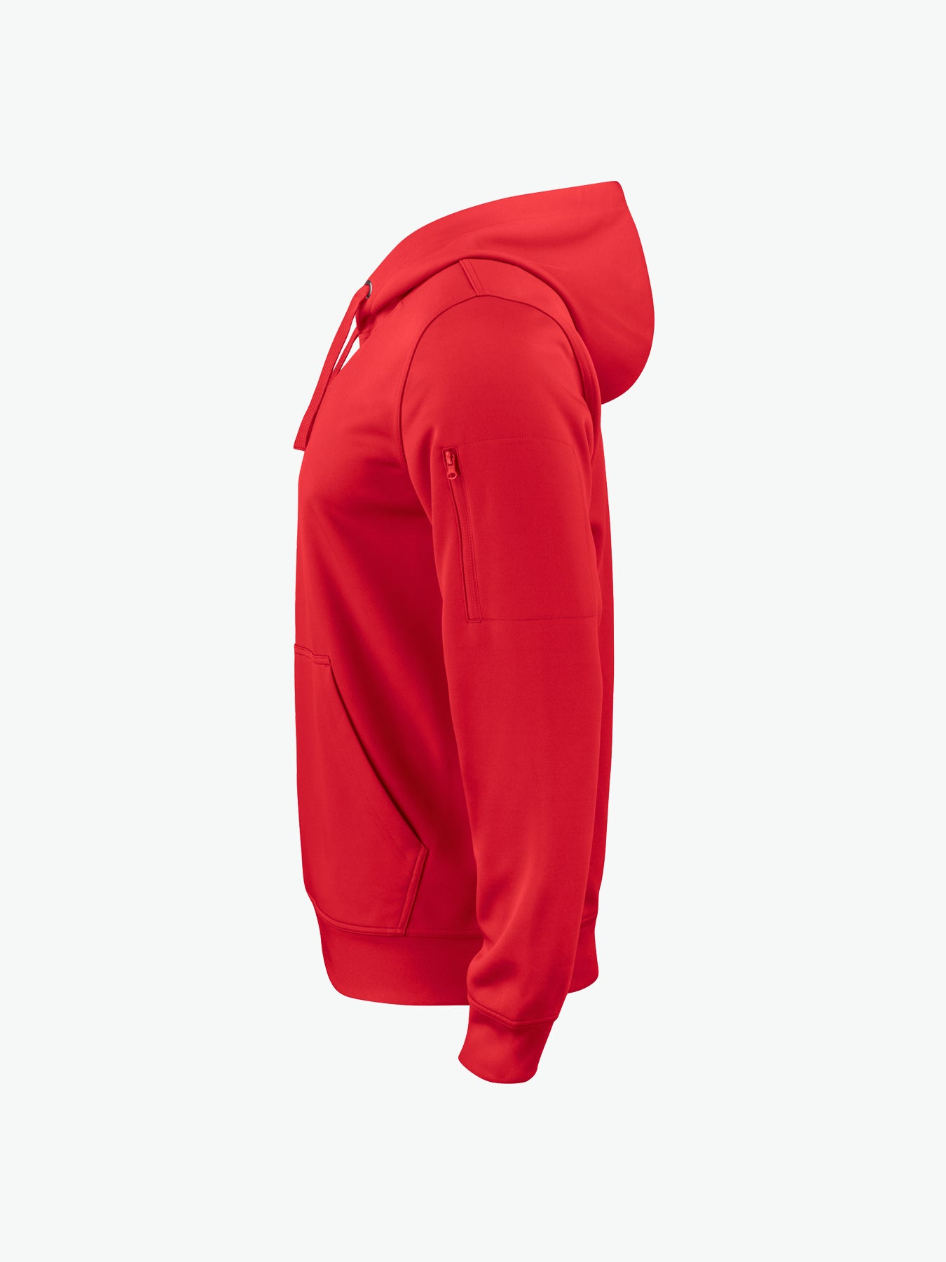 Clique Basic Active Hoody - Rood Hoodie Clique