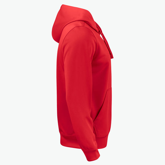 Clique Basic Active Hoody - Rood Hoodie Clique