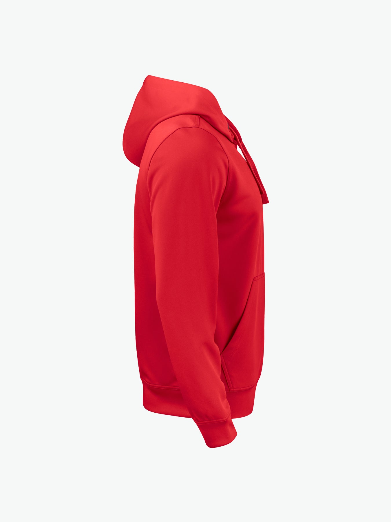 Clique Basic Active Hoody - Rood Hoodie Clique