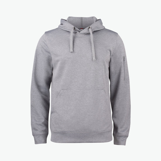 Clique Basic Active Hoody - Grijsmelange Hoodie Clique XS