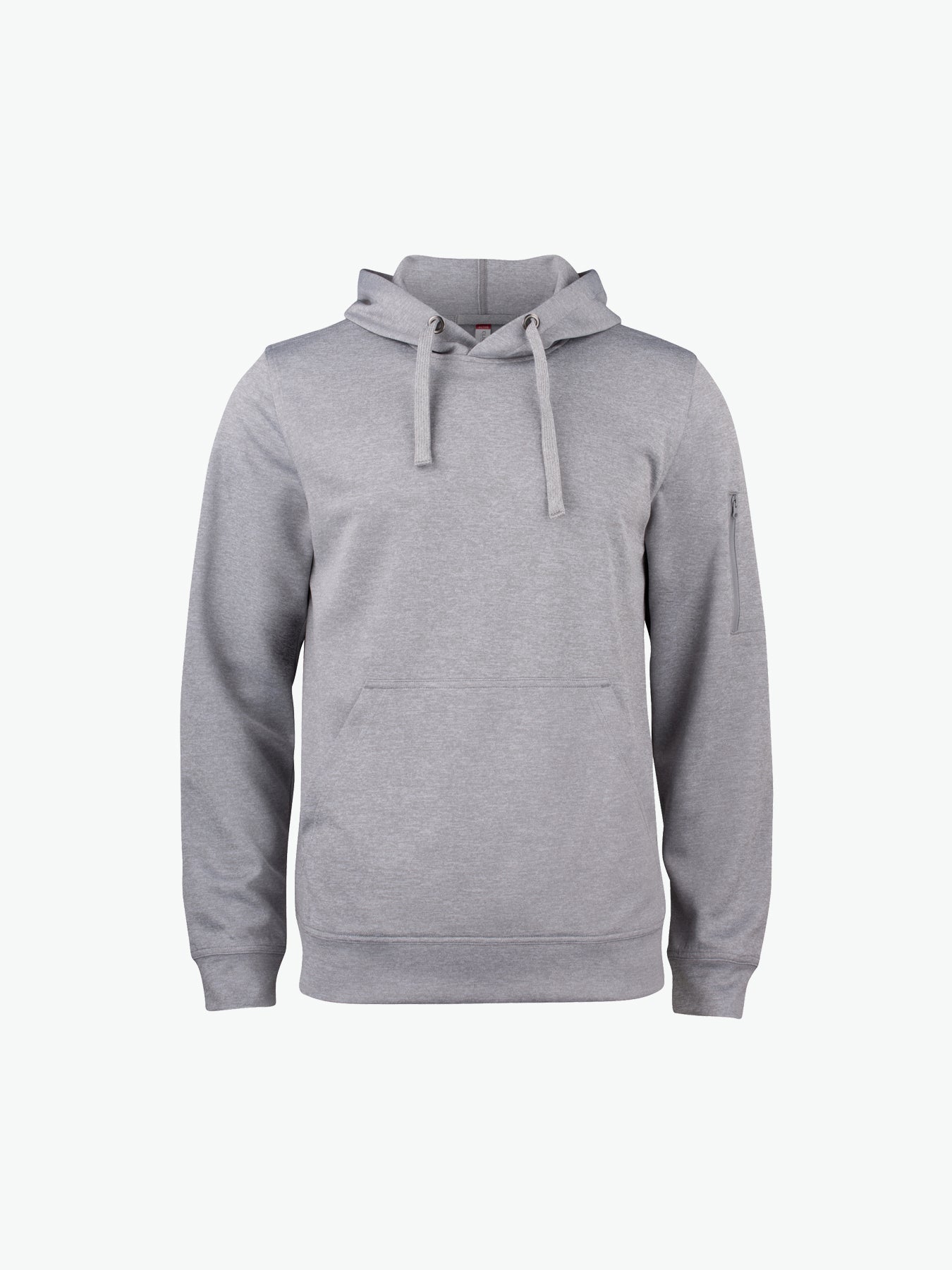 Clique Basic Active Hoody - Grijsmelange Hoodie Clique XS