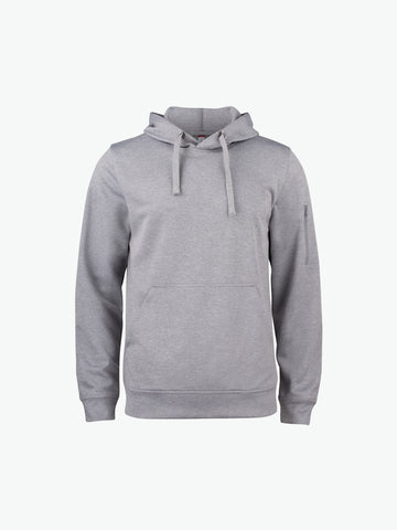 Clique Basic Active Hoody - Grijsmelange Hoodie Clique XS