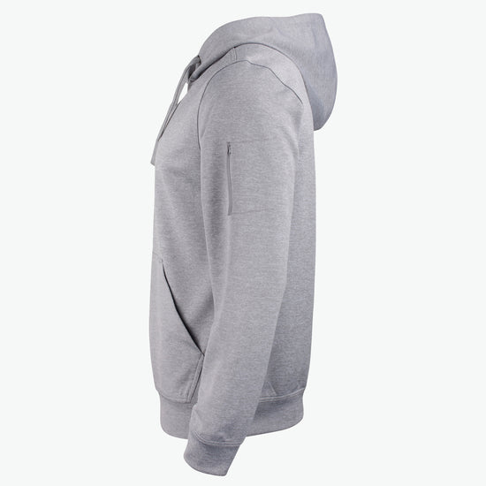 Clique Basic Active Hoody - Grijsmelange Hoodie Clique