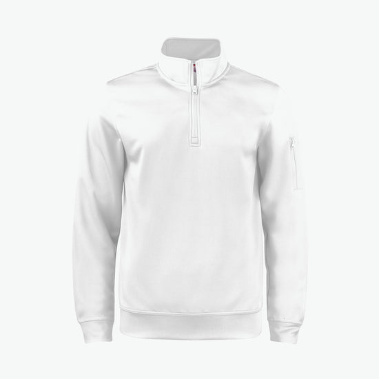 Clique Basic Active Half Zip - Wit Sweater Clique XS