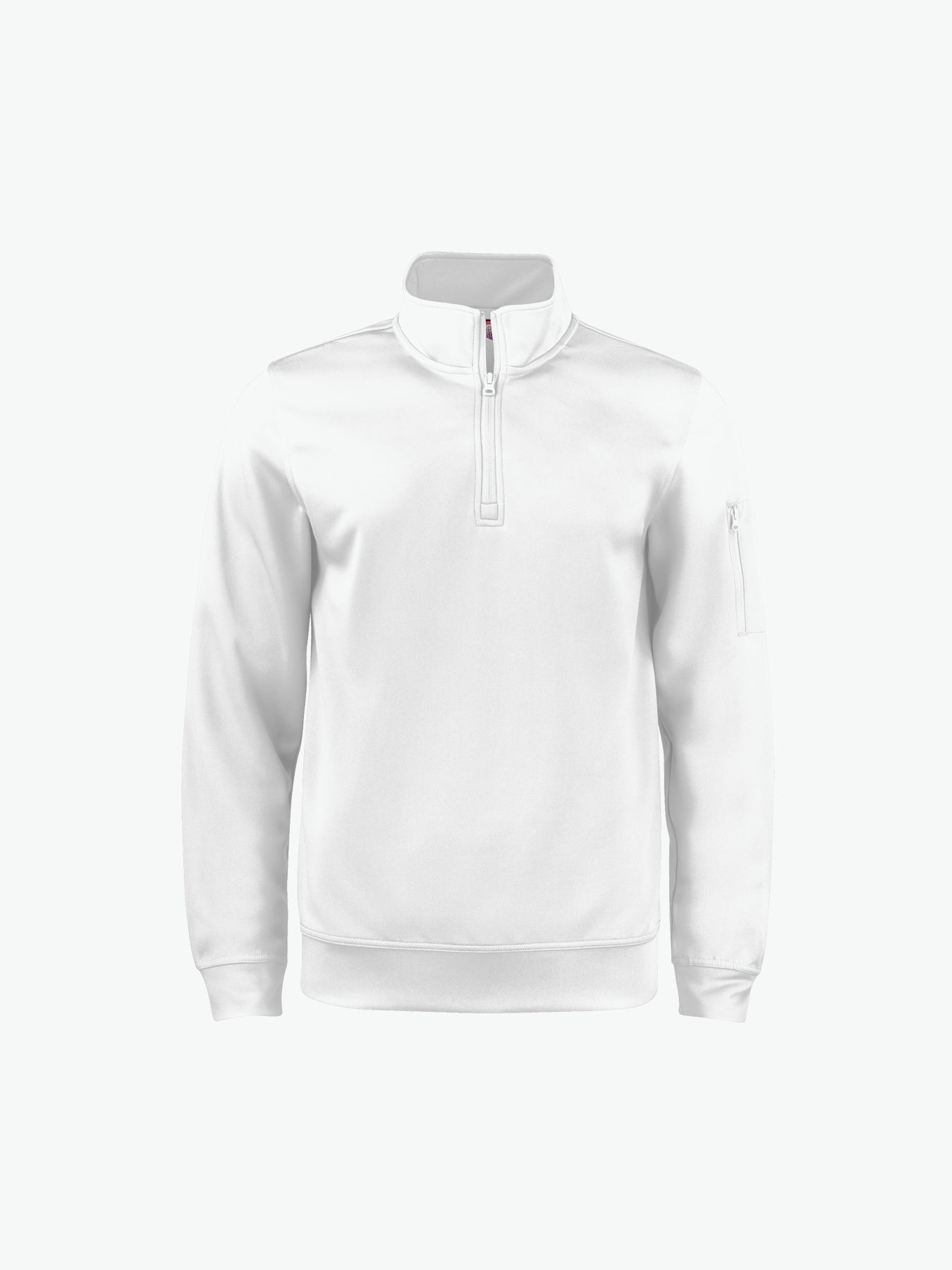 Clique Basic Active Half Zip - Wit Sweater Clique XS