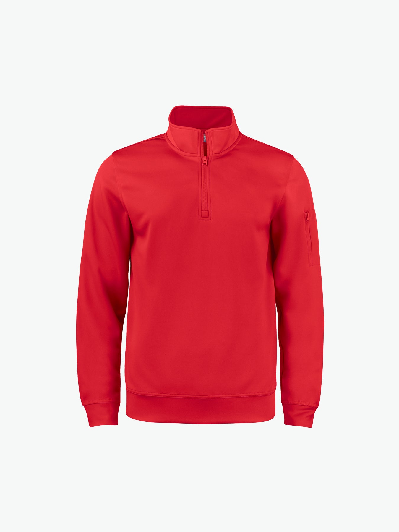 Clique Basic Active Half Zip - Rood Sweater Clique XS