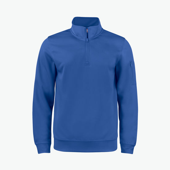 Clique Basic Active Half Zip - Kobalt Sweater Clique XS