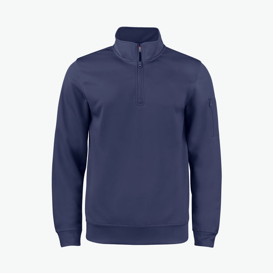 Clique Basic Active Half Zip - Dark Navy Sweater Clique XS