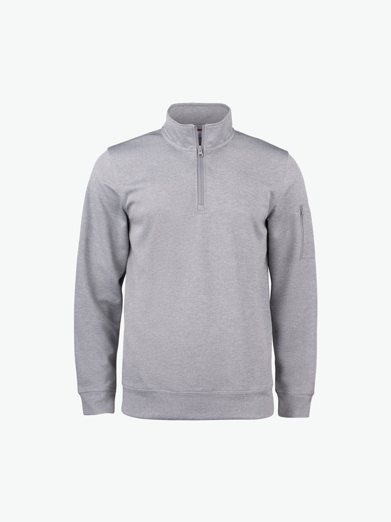 Clique Basic Active Half Zip - Grijsmelange Sweater Clique XS