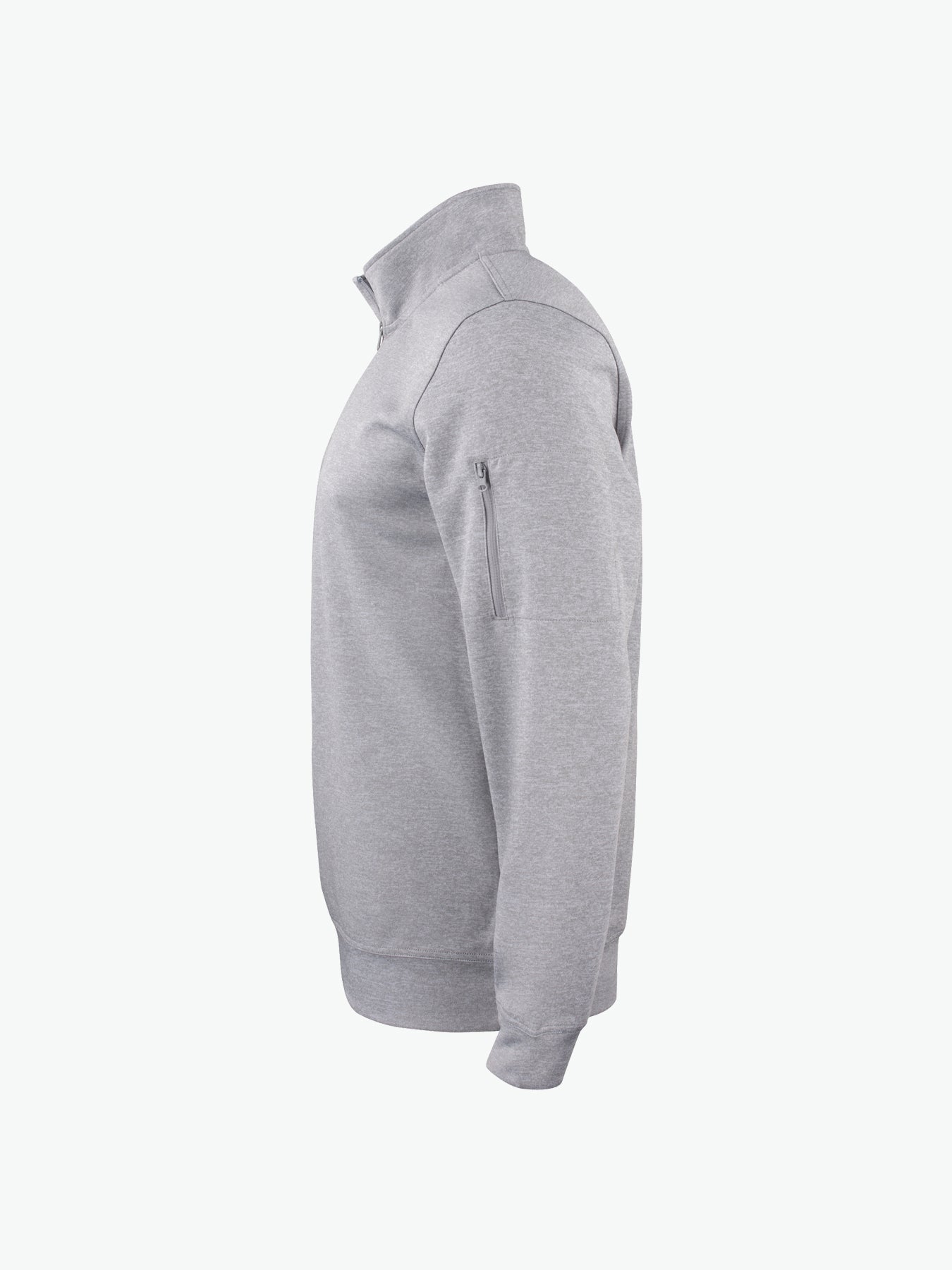 Clique Basic Active Half Zip - Grijsmelange Sweater Clique