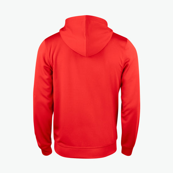 Clique Basic Active Hoody FZ - Rood Hoodie Clique