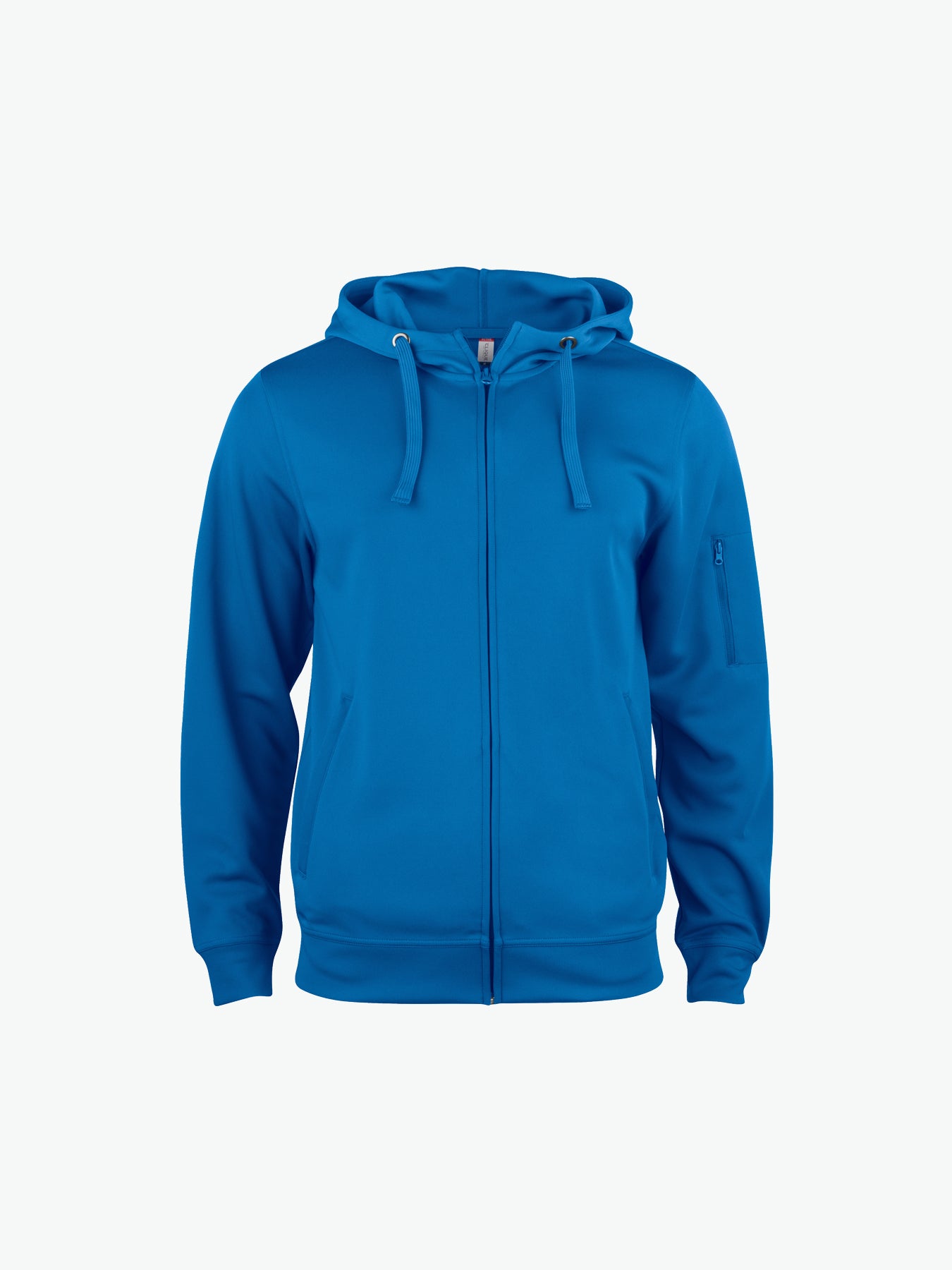 Clique Basic Active Hoody FZ - Kobalt Hoodie Clique XS