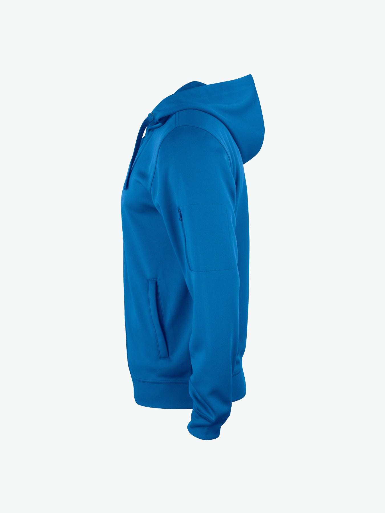 Clique Basic Active Hoody FZ - Kobalt Hoodie Clique