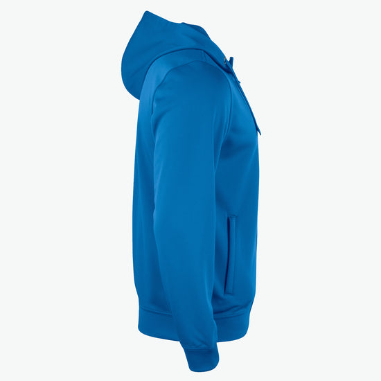 Clique Basic Active Hoody FZ - Kobalt Hoodie Clique
