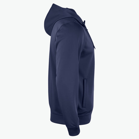 Clique Basic Active Hoody FZ - Dark Navy Hoodie Clique